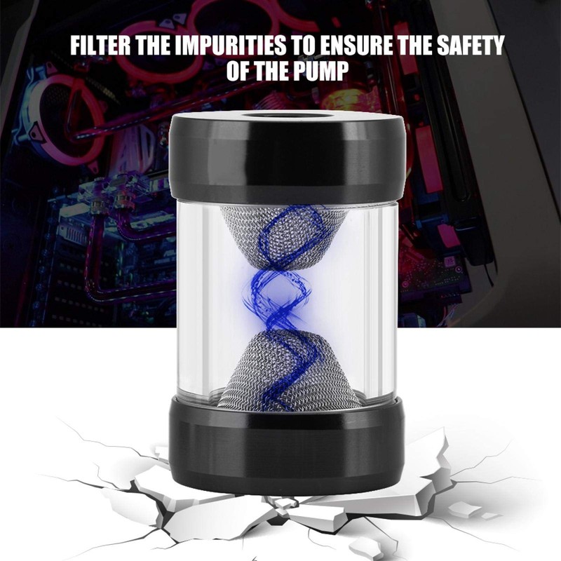 PUSOKEI G1/4 Female Thread Water Cooling Filter Filter with Fine