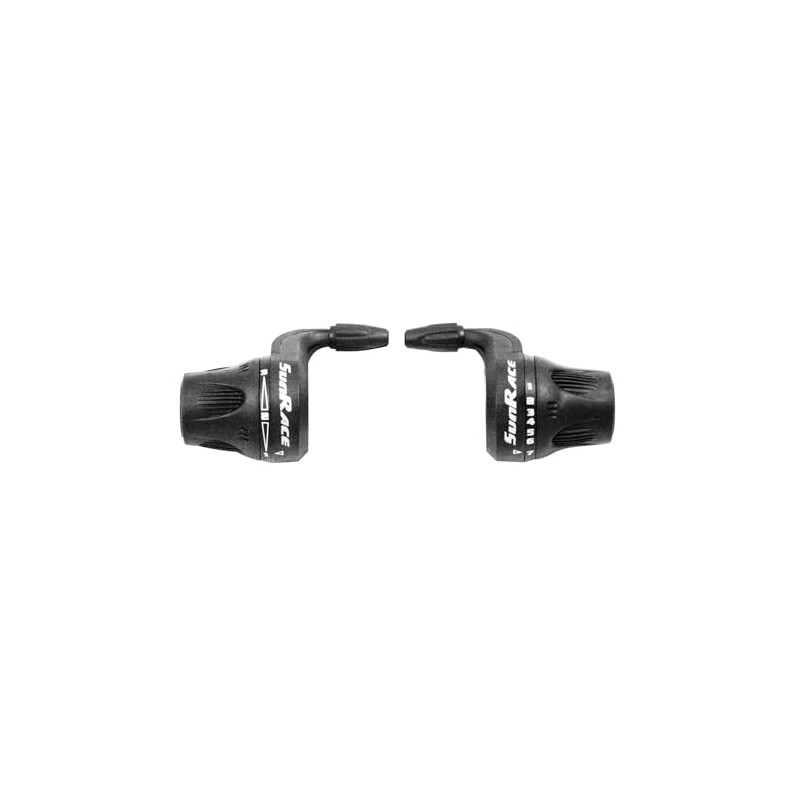 SUNRACE Puños de Mando MTB 3x7 ‍ | Index/Fricción con