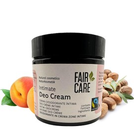 FAIR CARE Deo Creme Intimbereich 100ml - Lang anhaltender Schutz mit Fairtrade Shea und Aprikose sanft zur Haut