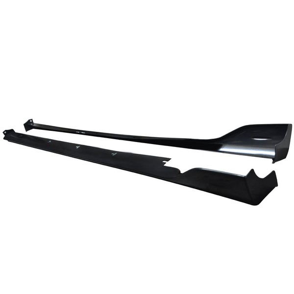 Side Skirts Compatible with 2014-2018 Mazda 3, MZ Style Unpainted