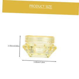 Healvian 100pcs Reusable Travel Face Cream Containers Small Plastic Refillable Lotion Bottles with Leak Lids for Skincare Storage and Portable Cosmetic Use