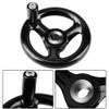 12mm*100mm Black Bakelite Wheel with Round 3 Spoke Handle and
