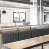 Countertop Low Fence Divide,Restaurant Decorative Partitions Grille,Dividers for Dining Areas,Gold