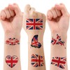 UK Flag Temporary Tattoos Union Uk British Flag Waterproof Tattoos