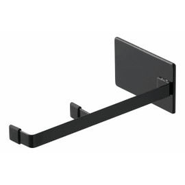 Yamazaki 5911 Magnetic Bathroom Door Stopper, Black, Approx. W 3.5 x D 7.7 x H 2.4 inches (9 x 19.5 x 6 cm), Tower Door Stopper, Easy Installation