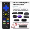 For Roku 1-Click Tech Replacement Remote Control (RT-U07H) for Roku
