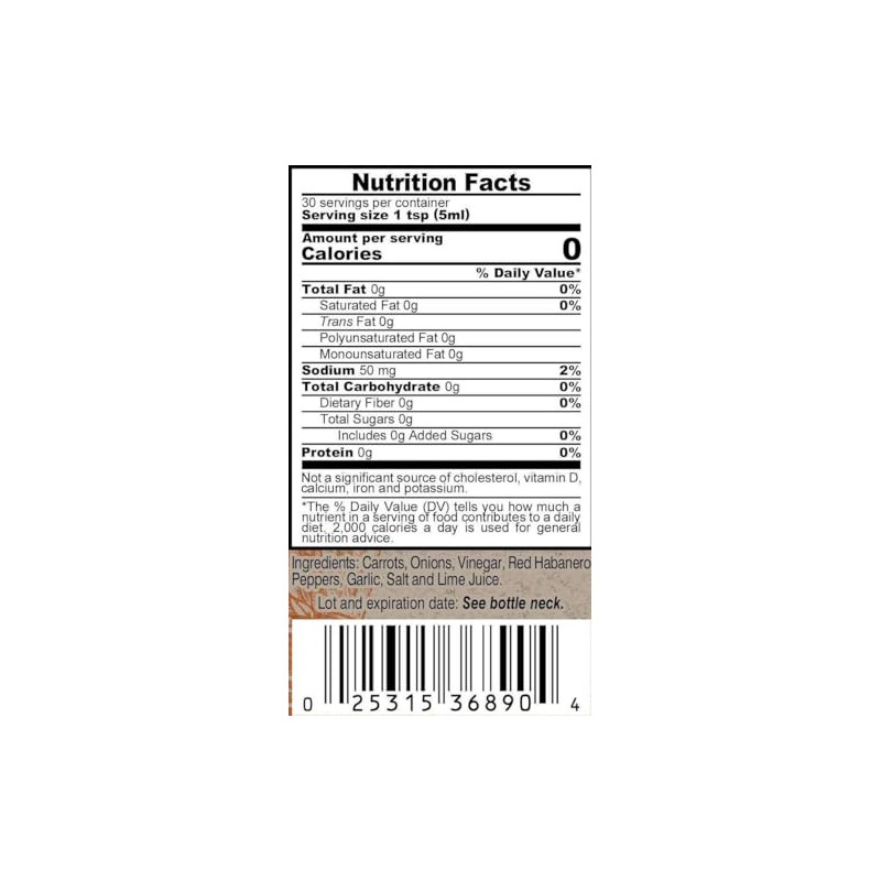 Marie Sharp’s Garlic Habanero Pepper Sauce, 5 oz – Bold