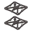 A Pair Aluminum Road Bicycle Pedal Platform Converter Adapter Small