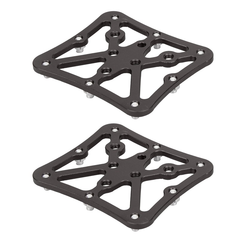 A Pair Aluminum Road Bicycle Pedal Platform Converter Adapter Small
