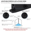 Marie Hold Open Door Closer Applies Regular,Top Jamb Mounting,Adjustable Automatic