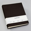 Semikolon Medium Bound Linen Photo Album, Cream Pages, Black (03107)