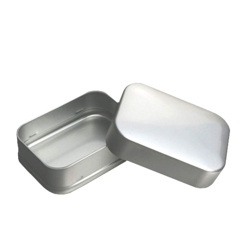 !NARA NAMIBIA natural cosmetics Metal Soap Box Silver - Individually