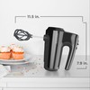 BLACK+DECKER 5 Speed Electric Hand Held Mixer, HELIX beaters, Whisk,