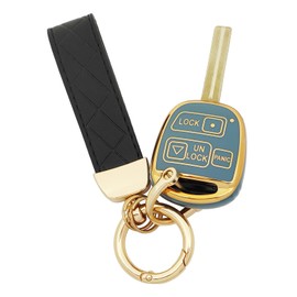 AYGUCEKE TPU Protective Key Fob Cover Compatible with Lexus ES GS GX is LS LX RX SC IS300 IS330 ES300 ES330 RX300 RX330 RX350 LX470 GS300 GS400 GS430 GX470 RX400h SC430 Key Fob (BU)