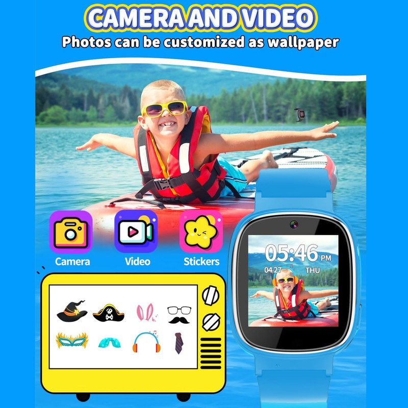 Kids Game Smart Watch Music Video Player Camera Alarm Clock