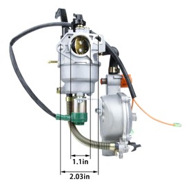 Dual/Tri-Fuel Carburetor Conversion Kit for Honda GX340 GX390 & 188F/190F Engines - LPG/CNG/Propane Generator Upgrade for 5-8KW Generators