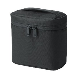 MUJI 84383168 Insulated Bag, Black, Size S, 5.5 x 5.9 x 3.1 inches (14 x 15 x 8 cm)