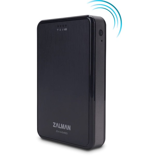 Zalman ZM-WE450 2.5 in Wireless External HDD Enclosure with WiFi