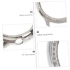 jojofuny Rhinestone Watch Shell Protective Case for Active Hollow Out
