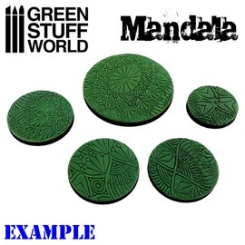 Green Stuff World Rolling Pin Mandala