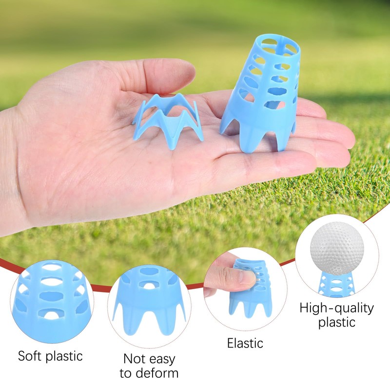 TIXIPEM Golf Simulator Tees [30PCS] - Plastic Golf Tees Use