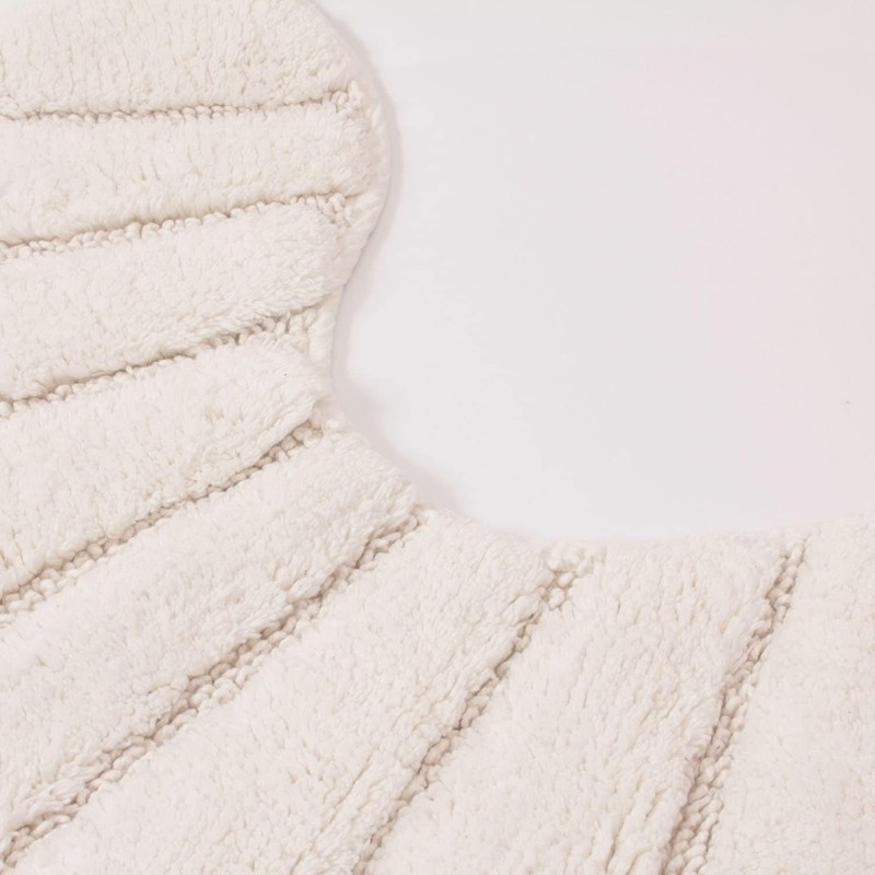 Cotton Shell Toilet Mat (Single Mat Piece, Mini)