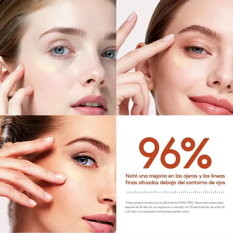 Papa Feel Contorno De Ojos Antiarrugas 5d Péptidos 15g Anti