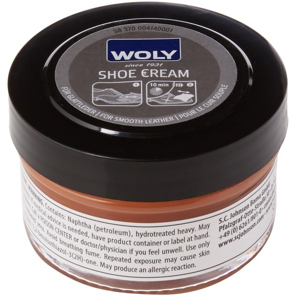 Woly Unisex Woly Shoe Cream, Brown (Light Brown), 50.00 ml
