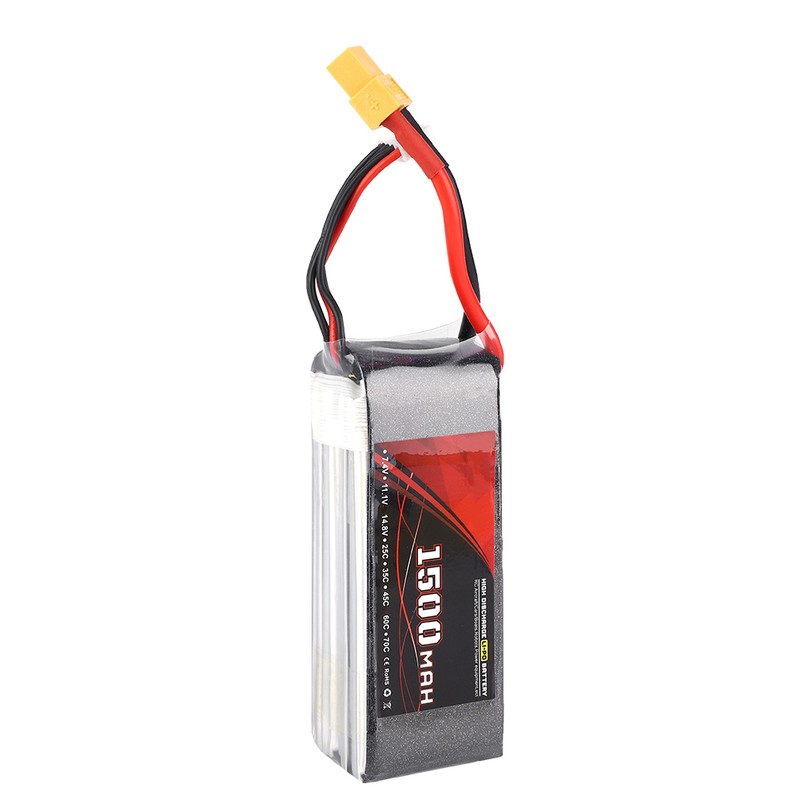 ENGPOW 14.8V 1500mAh 60C XT60 Plug Rechargeable Lithium LiPo Battery