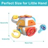 Baby Busy Cube Toys, Montessori Sensory Travel Toys for Toddler