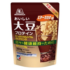 森永製菓 おいしい大豆プロテイン ビターカカオ味 360g (約18回分) ウイダー ソイプロテイン カルシウム ビタミンD 大豆イソフラボン アンチ・ドーピング 国産