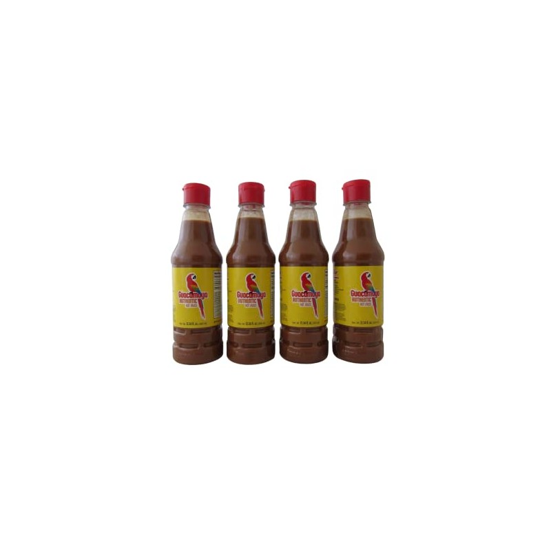 4 BOTTLES GUACAMAYA HOT SAUCE 12.34 OZ Le da el