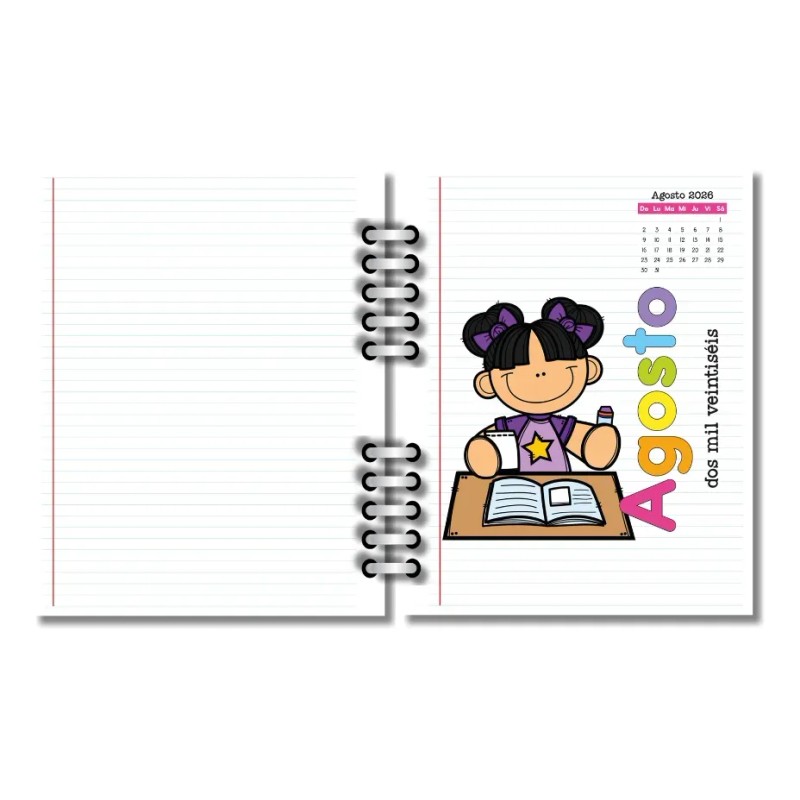 Agenda Escolar 26-27 / Maestra / Docente / Mod Column