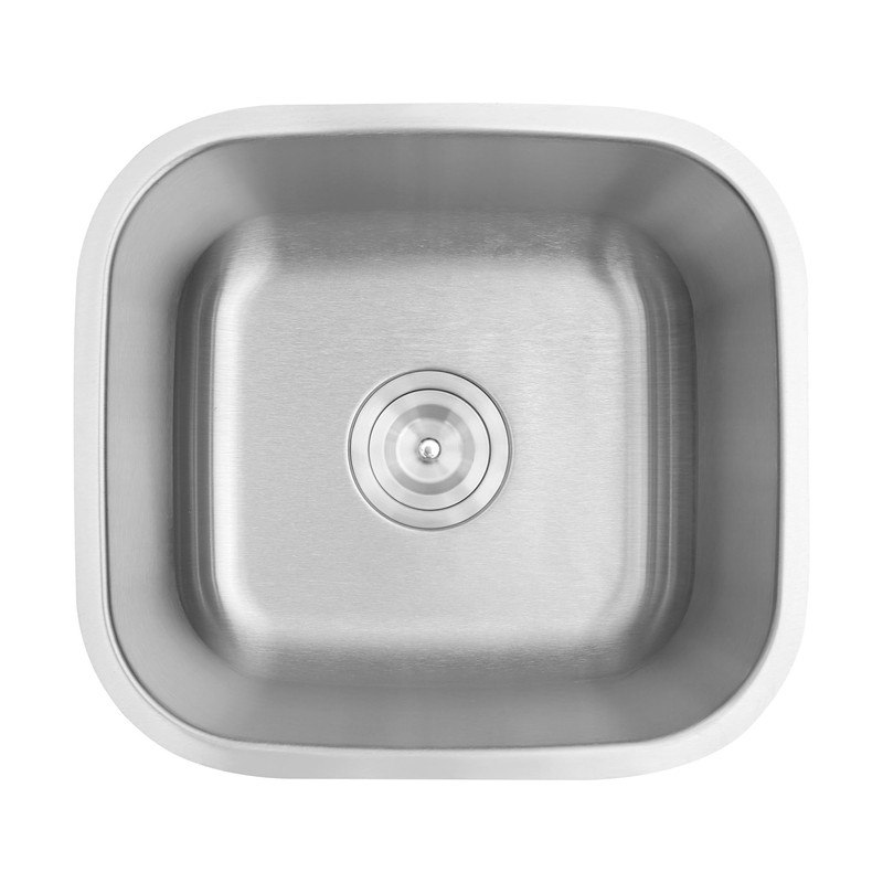MONSINTA Bar Sink, 16" x 15" x 8" Undermount Kitchen