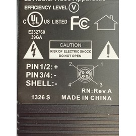 Replacement for 12V 7A 4 Pin AC-DC Switching Adaptor Power Supply with UK Plug Cable Lead