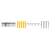 39.4 * 13.58in Awning Canopy UV Rain Snow Protection, Wall