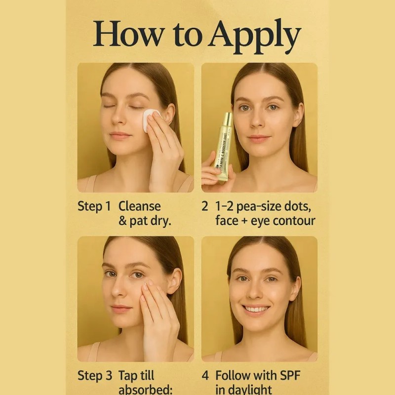 Crema Hidratante Facial Y Contorno De Ojos Vitamina C