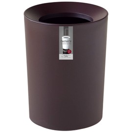 ASBEL A6209 Leclerc CV Mini Wastebasket Without Lid Lavatory Tabletop 2L Round Brown