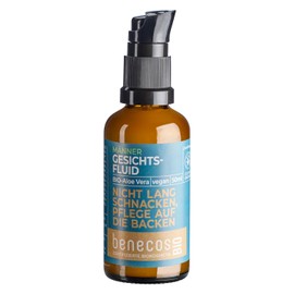 benecosBIO Gesichtsfluid BIO-ALOE VERA - NICHT LANG SCHNACKEN, PFLEGE AUF DIE BACKEN