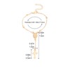 TseanYi Coin Cross Pendant Bracelet Gold Mary Bracelet Rosary Cross