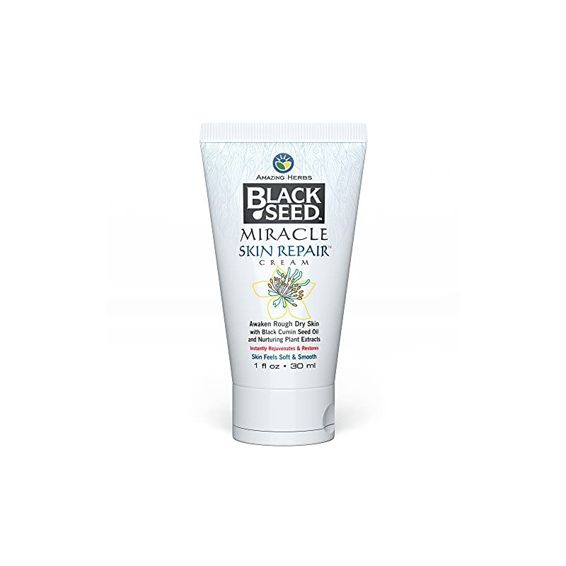 Negro Miracle Skin Cream de semillas, 1 Ounce