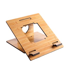 Operitacx Laptop Bracket Durable Portable Laptop Stand for Home Office Use Lightweight Wooden Shelf for Daily Convenience Suitable for Various Workspaces