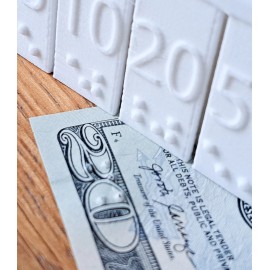 Portable Braille Embosser 3-Pack for Paper Currency - Black