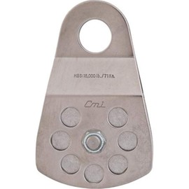 CMI 3" Single Pulley with Aluminum Sheave and Stainless Steel Sideplates - RP105