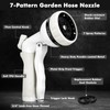 RESTMO Garden Hose Nozzle, Heavy Duty Metal Water Hose Nozzle