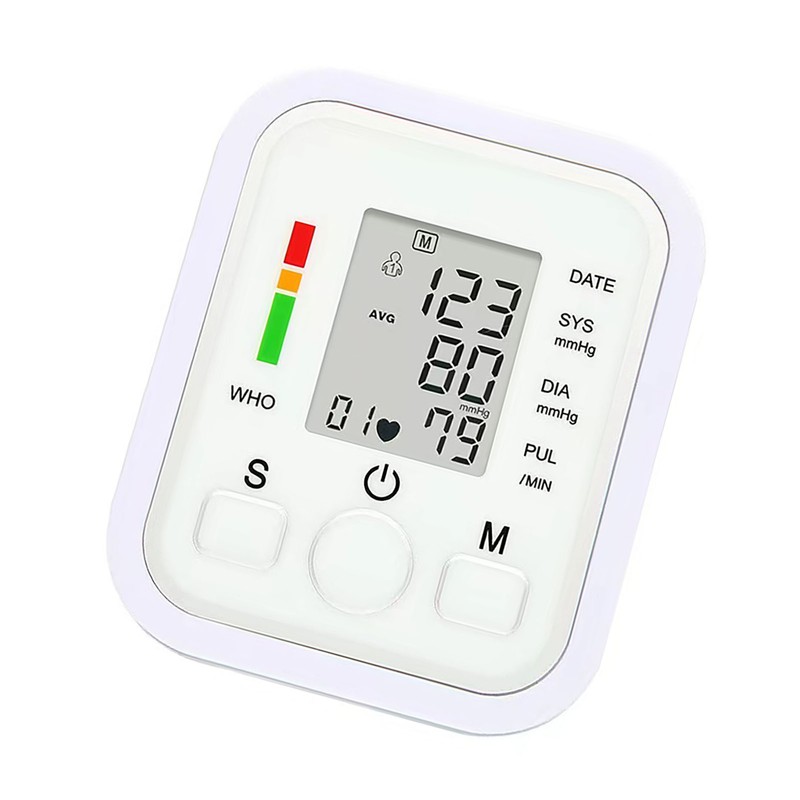 Household Electronic Arm Sphygmomanometer Backlight Blood Pressure Meter Monitor English