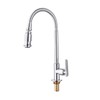 Kitchen Swivel Faucet with Cold Water Hose, Stainless Steel (AA)