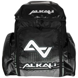 Alkali Roller Inline Ice Hockey Equipment Backpack - Carry Hockey Equipment Including Skates (Black/Grey)