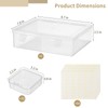 Bead Organizer Box, 30Pcs Small Clear Plastic Bead Storage Containers,