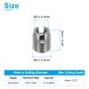 PATIKIL 20pcs Self Tapping Thread Inserts M3 x M5 x
